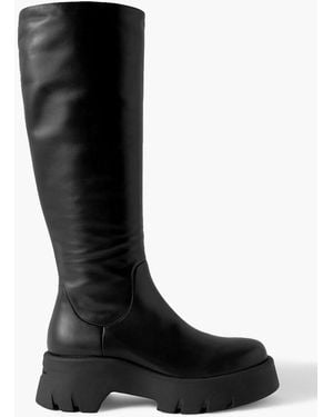 Gianvito Rossi Montey 20 Leather Knee Boots - Black