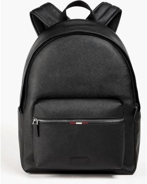Bally Parton Textured-Leather Backpack - Black