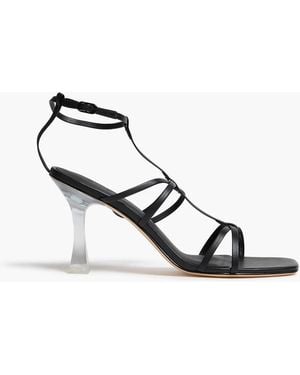 STUDIO AMELIA Artemis 90 Leather Sandals - Metallic