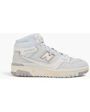 New Balance High-top-sneakers "650" aus shell und veloursleder - Weiß