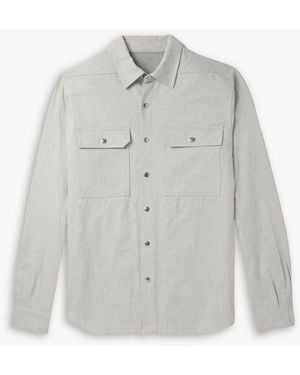 Rick Owens Denim Overshirt - Gray