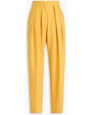Stella McCartney Twill Straight-leg Trousers - Yellow
