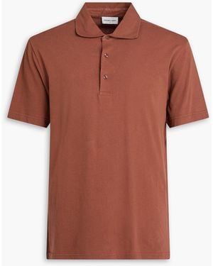 Frescobol Carioca Luca Cotton-Piqué Polo Shirt - Orange