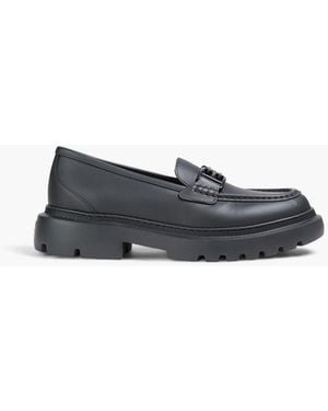 Bally Gioia Leather Loafers - Black