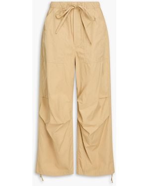 Rag & Bone Adina Cotton Wide-leg Trousers - Natural