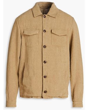 Slowear Montedoro Linen-canvas Jacket - Natural