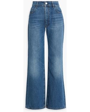 DL1961 Hepburn High-rise Wide-leg Jeans - Blue