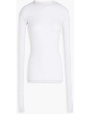 BITE STUDIOS Cotton-jersey Top - White