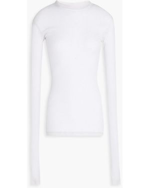 BITE STUDIOS Cotton-jersey Top - White