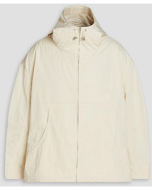 LE17SEPTEMBRE Cotton-Twill Hooded Jacket - Natural