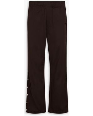 Lanvin Shell-Trimmed Jersey Sweatpants - Black
