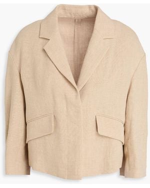 Brunello Cucinelli Linen Blazer - Natural