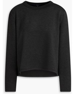 Theory Stretch-Jersey Top - Black