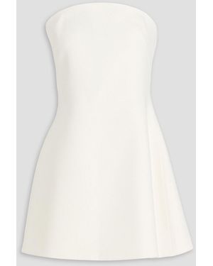 Safiyaa Rowan Strapless Crepe Mini Dress - Natural