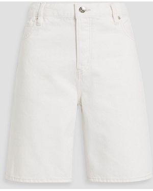 FRAME The Leisure Denim Shorts - White