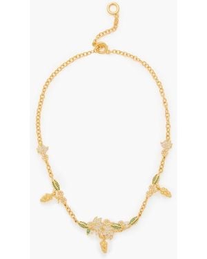 Zimmermann Tone Crystal Necklace - Metallic