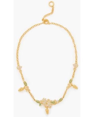 Zimmermann Tone Crystal Necklace - Metallic