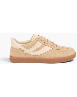 Vince Oasis Suede Trainers - Natural