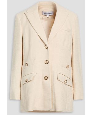 Veronica Beard Terre Dickey Cotton-tweed Blazer - Natural