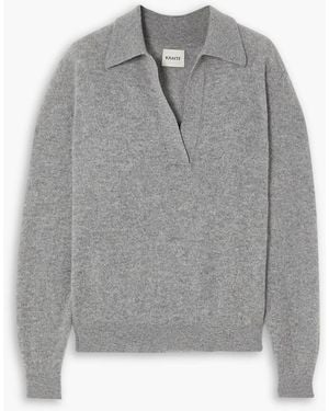 Khaite Jo Cashmere-blend Jumper - Grey