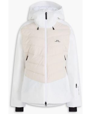 J.Lindeberg Hedwig Quilted Hooded Ski Jacket - White