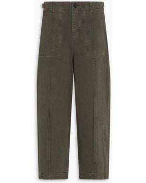 The Elder Statesman Dundy Straight-fit Denim Jeans - Green