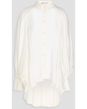 Palmer//Harding Wandering Oversized Satin-twill Shirt - White