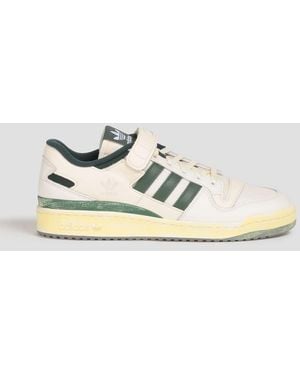 adidas Originals Forum 84 Shell And Leather High-top Sneakers - Metallic