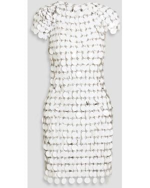 Rabanne Chainmail Mini Dress - White