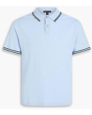 James Perse Cotton-blend Jersey Polo Shirt - Blue