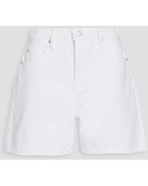 FRAME Denim Shorts - White