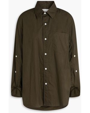 Citizens of Humanity Kayla Cotton-Poplin Shirt - Green