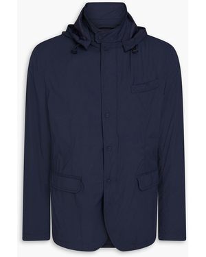 Herno Shell Hooded Jacket - Blue