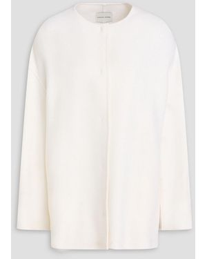 Loulou de Saison Gio Wool And Cashmere-Blend Felt Coat - White