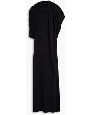 TOTEME Cape-effect Cashmere Maxi Dress - Black