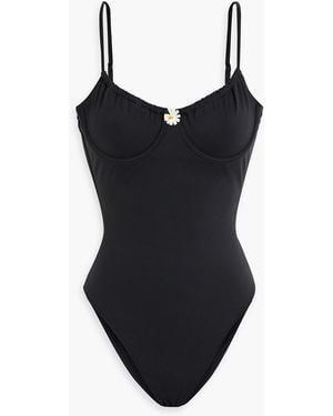 Solid & Striped The Malika Swimsuit - Black