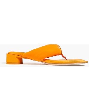 Miista Anais Woven Sandals - Orange