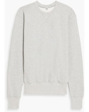 TOTEME Cotton-fleece Sweatshirt - White