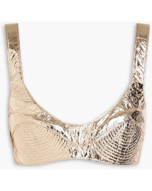 Zimmermann Vinyl Bra Top - Natural