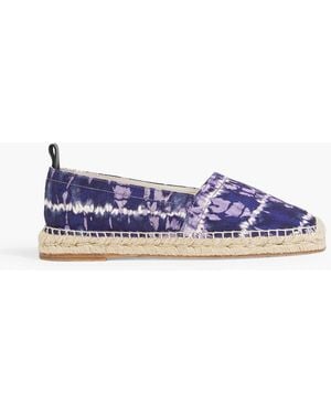 Altuzarra Kenda Printed Canvas Espadrilles - Blue