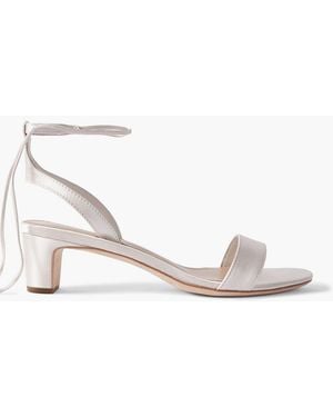 Loeffler Randall Sandalen "jackie" aus satin - Weiß