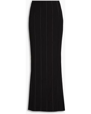 retroféte Briar Crepe Maxi Pencil Skirt - Black