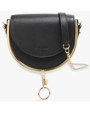 See By Chloé Mara Textured-leather Cross-body Bag - Black