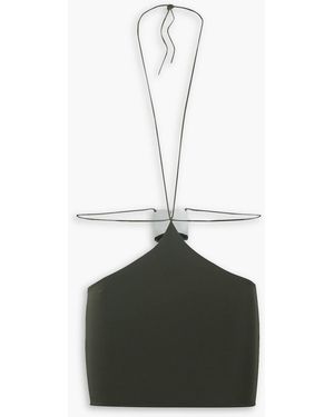 GRACE LING Verzierter minirock aus stretch-jersey - Schwarz