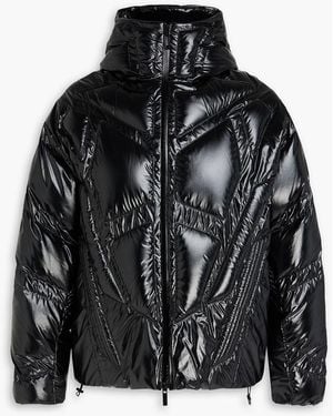 Moncler Bahianinha Coated Quilted Shell Down Jacket - Black