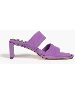 Miista Yvonne Neoprene Mules - Purple