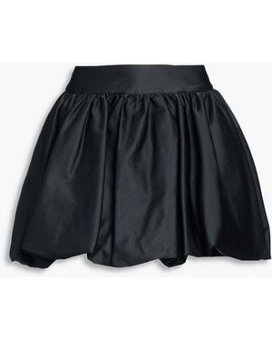 Simone Rocha Gathered Taffeta Mini Skirt - Black