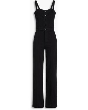 PAIGE Leenah jumpsuit aus denim - Schwarz
