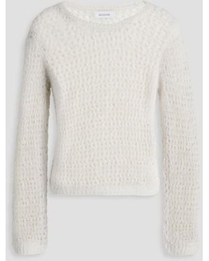 NAADAM Open-knit Alpaca-blend Sweater - White
