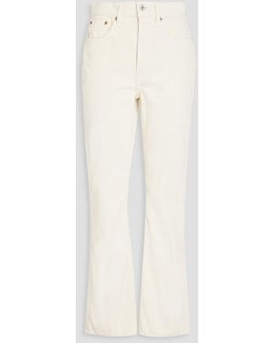 RE/DONE 70s Cotton-corduroy Bootcut Pants - Natural